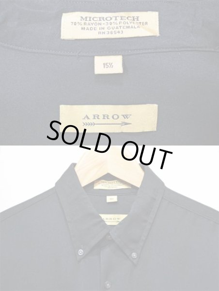 画像3: 90-00's Arrow S/S ボタンダウンシャツ “BLACK” (3)