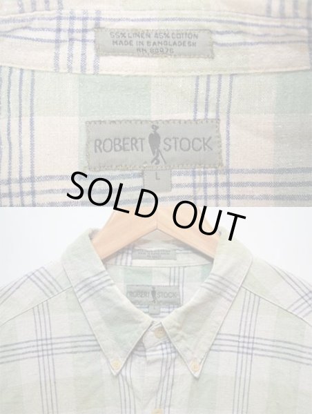 画像3: 90's ROBERT STOCK S/S ボタンダウンシャツ (3)