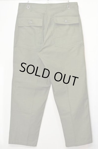 画像2: 70's US.ARMY コットンサテンベイカーパンツ “34×29 / DEADSTOCK” (2)