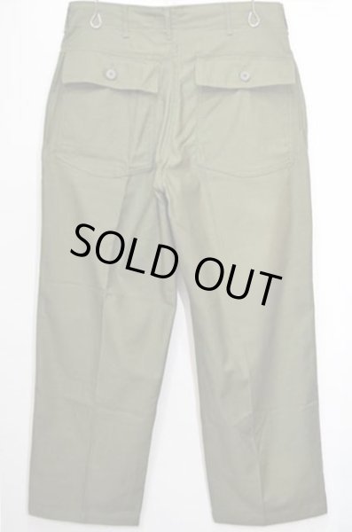 画像2: 70's US.ARMY コットンサテンベイカーパンツ “34×29 / DEADSTOCK” (2)