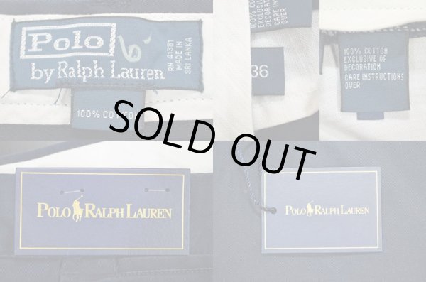 画像3: Polo Ralph Lauren コットンチノショーツ “DEADSTOCK / NAVY” (3)