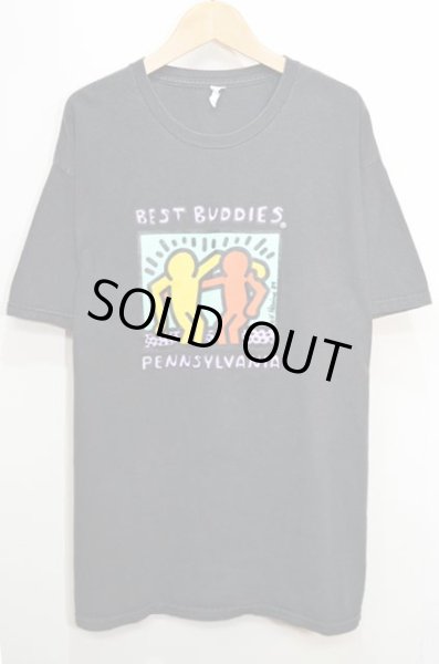 画像1: Kieth Haring プリントTシャツ “BEST BUDDIES” (1)