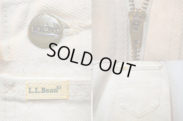 画像4: 90's L.L,Bean ホワイトデニムパンツ “MADE IN USA / DEADSTOCK” (4)