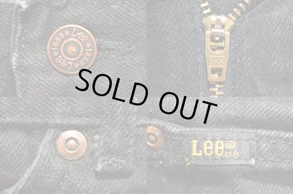 画像4: 90-00's Lee 200-8908 ブラックデニムパンツ “MADE IN USA” (4)