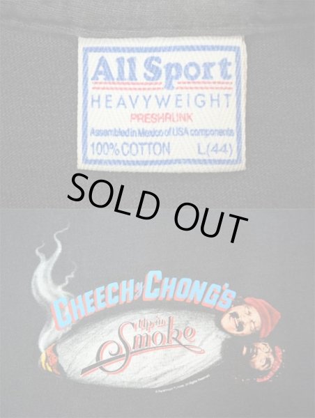 画像3: 90-00's CHEECH&CHONG プリントTシャツ "Up in Smoke" (3)
