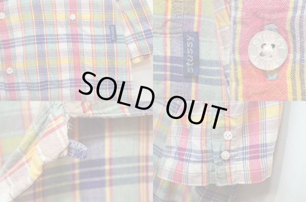 画像4: 90-00's STUSSY S/S オープンカラーシャツ (4)