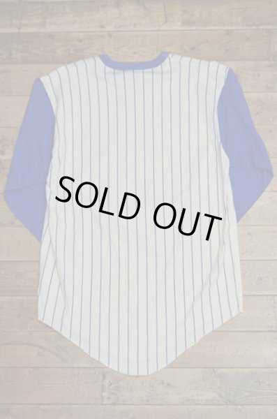 画像2: 90's RUSSELL ベースボールTシャツ “BLUE / DEADSTOCK” (2)