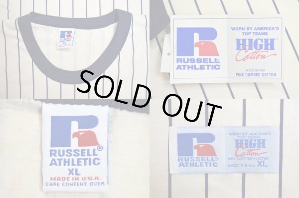 画像3: 90's RUSSELL ベースボールTシャツ “NAVY / DEADSTOCK” (3)