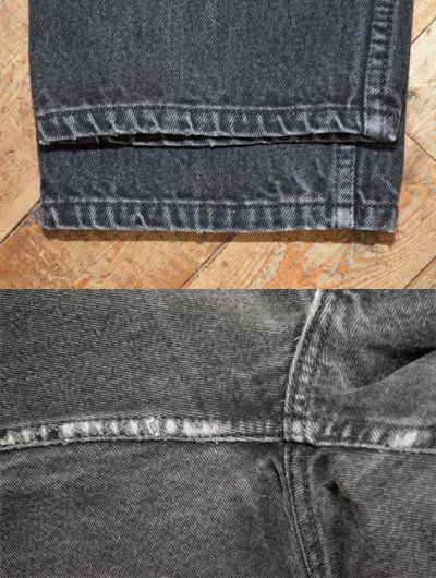 画像1: 90's Levi's 505 ブラックデニムパンツ “W34 L30”