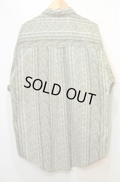 画像2: 90's Eddie Bauer S/S 総柄シャツ (2)