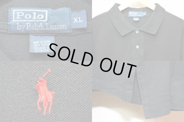 画像3: Polo Ralph Lauren L/S ポロシャツ “BLACK” (3)