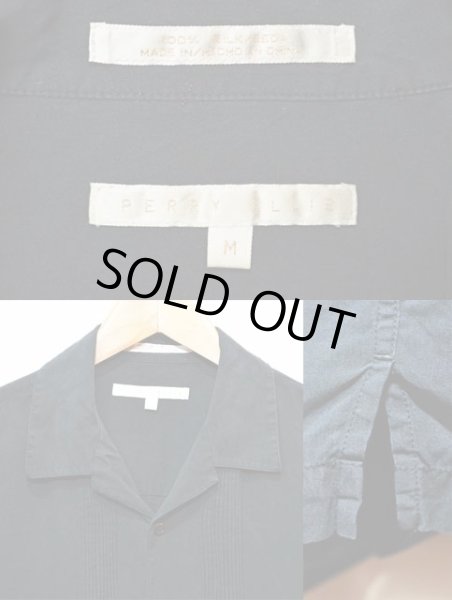 画像3: 90's PERRY ELLIS S/S オープンカラーシルクシャツ (3)