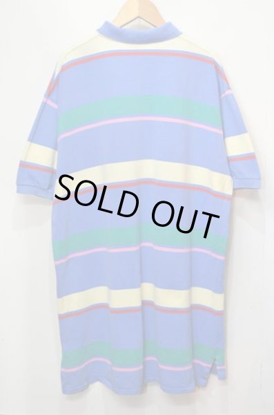 画像2: Polo Ralph Lauren マルチボーダー柄 S/S ポロシャツ “MADE IN USA” (2)