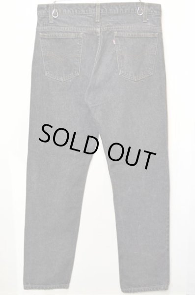 画像2: 90's Levi's 505 ブラックデニムパンツ “MADE IN USA / 先染め” (2)