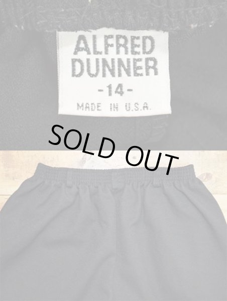画像3: 90's ALFRED DUNNER イージースラックス “BLACK / MADE IN USA” (3)