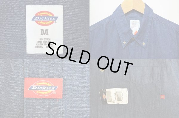 画像3: DICKIES S/S デニムシャツ “DEADSTOCK” (3)