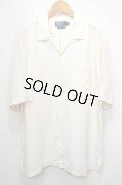 画像1: Polo Ralph Lauren S/S オープンカラーシャツ “シルク×リネン” (1)