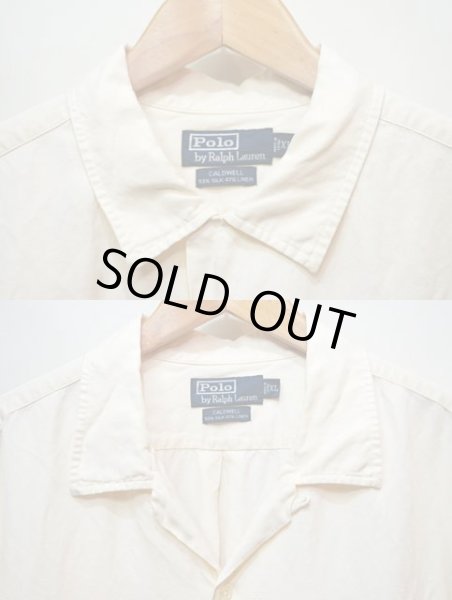 画像4: Polo Ralph Lauren S/S オープンカラーシャツ “シルク×リネン” (4)