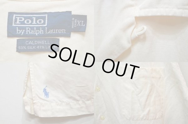 画像3: Polo Ralph Lauren S/S オープンカラーシャツ “シルク×リネン” (3)