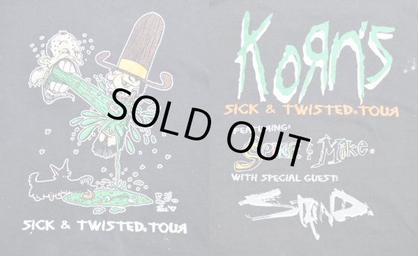 画像4: 90's KORN バンドTシャツ "SICK&TWISTED TOUR" (4)