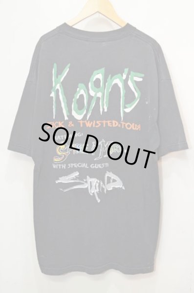 画像2: 90's KORN バンドTシャツ "SICK&TWISTED TOUR" (2)