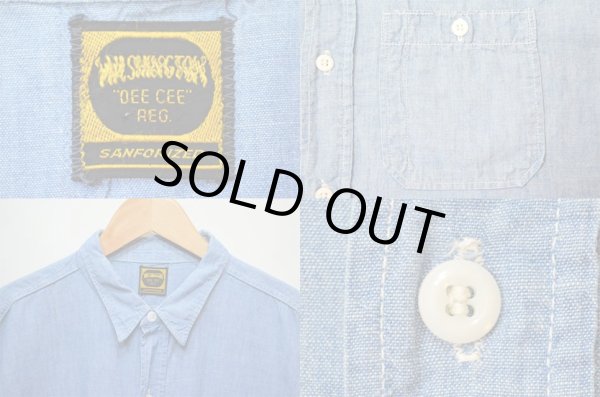 画像3: 60-70's Washington Dee Cee S/S シャンブレーシャツ (3)