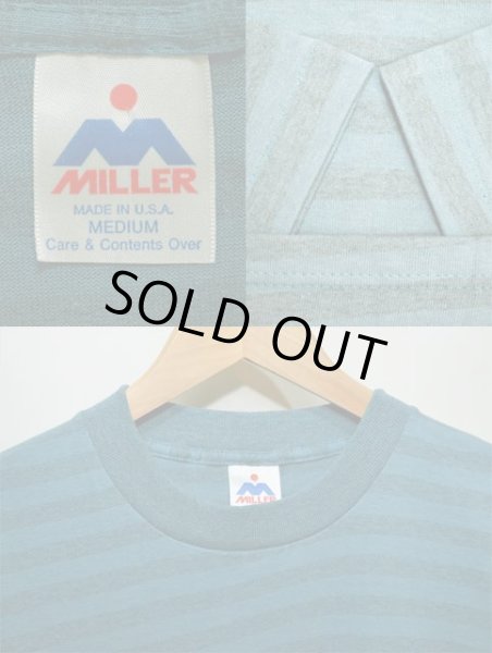 画像3: 80-90's MILLER ボーダーTシャツ #2 “MADE IN USA / DEADSTOCK” (3)
