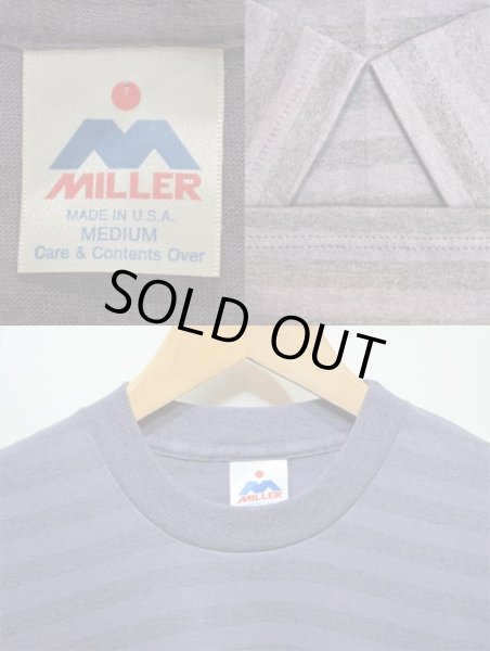 画像3: 80-90's MILLER ボーダーTシャツ #1 “MADE IN USA / DEADSTOCK” (3)