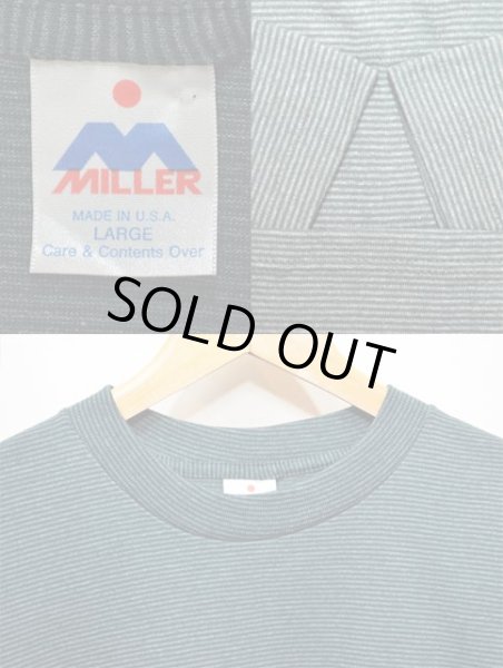 画像3: 80-90's MILLER ボーダーTシャツ #4 “MADE IN USA / DEADSTOCK” (3)