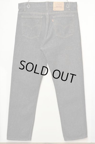 画像2: 90's Levi's 505 ブラックデニムパンツ “先染め / W36 L30” (2)