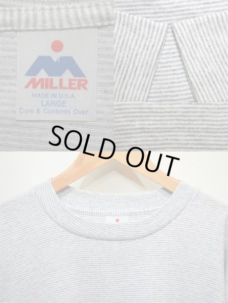 画像3: 80-90's MILLER ボーダーTシャツ #3 “MADE IN USA / DEADSTOCK” (3)