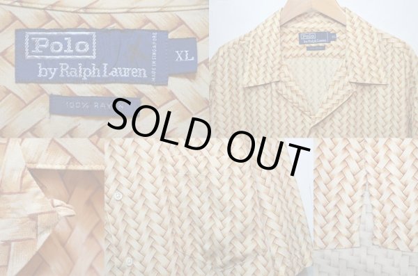 画像3: Polo Ralph Lauren 総柄レーヨンシャツ (3)