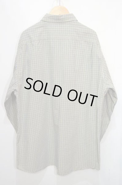 画像2: 90's POLO SPORT チェック柄 コットンシャツ (2)