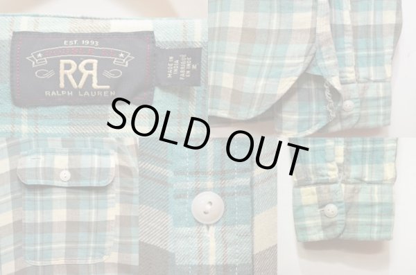 画像3: 00's RRL マチ付きネルシャツ (3)