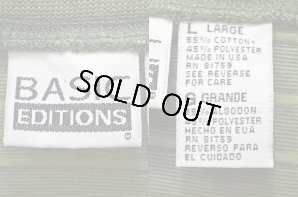 画像3: 90's BASIC EDITIONS マルチボーダー柄 Tシャツ “MADE IN USA” (3)