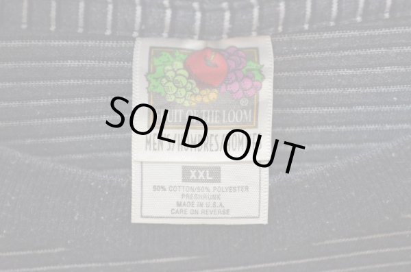 画像3: 90's Fruit of the loom マルチボーダー柄 Tシャツ “MADE IN USA” (3)