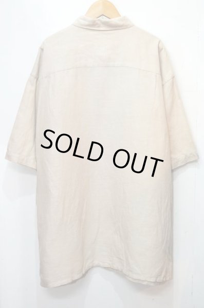 画像2: 90's St.John's Bay S/S コットンリネンシャツ (2)