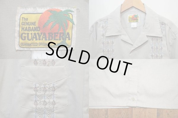 画像3: 90's The GENUINE HABAND キューバシャツ “LIGHT GRAY” (3)