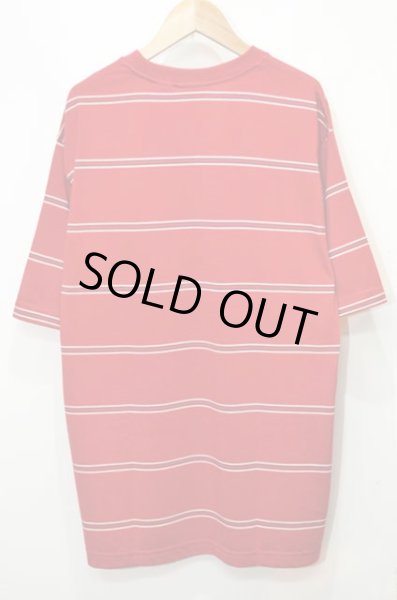 画像2: 90's Puritan マルチボーダー柄 ポケットTシャツ (2)