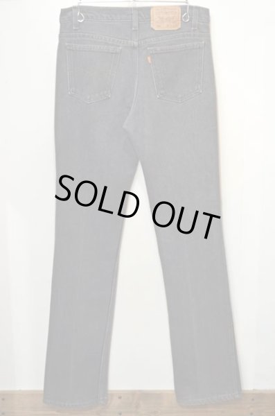 画像2: 90's Levi's 517 ストレッチブラックデニム “MADE IN USA” (2)