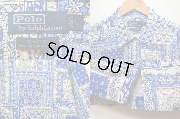 画像3: Polo Ralph Lauren S/S 総柄シャツ “CLAYTON” (3)
