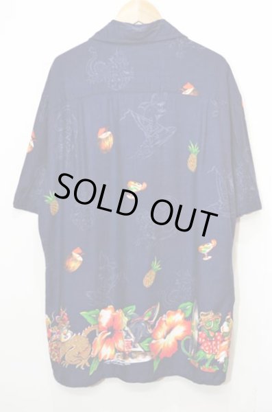 画像2: 90's Kennington レーヨンハワイアンシャツ (2)