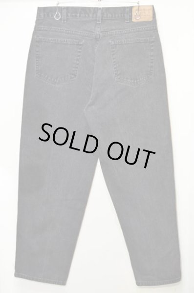 画像2: 90's Eddie Bauer ブラックデニムパンツ "MADE IN USA" (2)