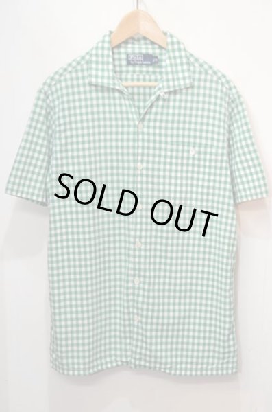 画像1: Polo Ralph Lauren S/S イタリアンカラーシャツ (1)