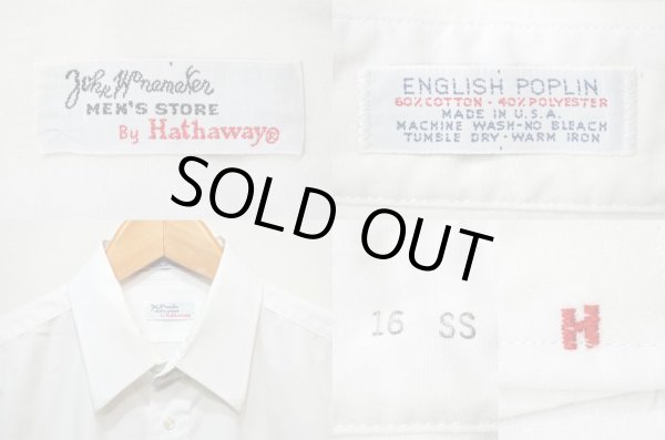 画像3: 70's John Wanamaker by Hathaway S/S シャツ "MADE IN USA" (3)