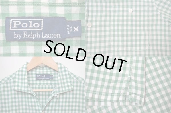 画像3: Polo Ralph Lauren S/S イタリアンカラーシャツ (3)