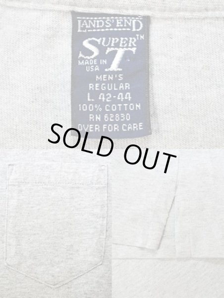 画像3: 90's LANDS' END ポケット付き L/S カットソー　"MADE IN USA" (3)