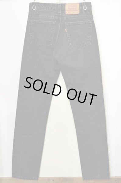 画像2: 90's Levi's 505 ブラックデニムパンツ “W29 / MADE IN USA” (2)