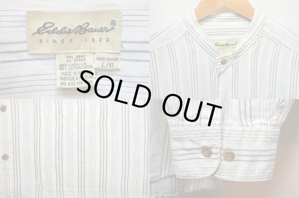 画像3: 90's Eddie Bauer バンドカラーシャツ (3)