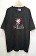 画像1: 90's FILA 刺繍ロゴ入り Tシャツ “MADE IN USA” (1)
